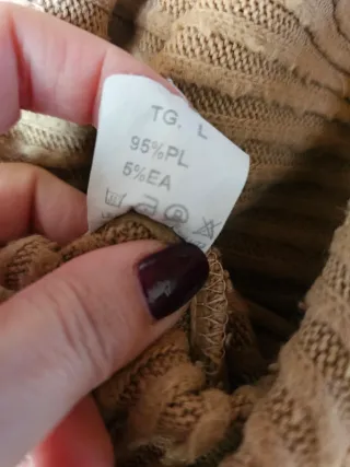 Maxi maglia donna con zip  Exit L