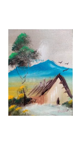 PASQUALE RUSSO 1920 OLEO CUADRO ANTIQUE № 250