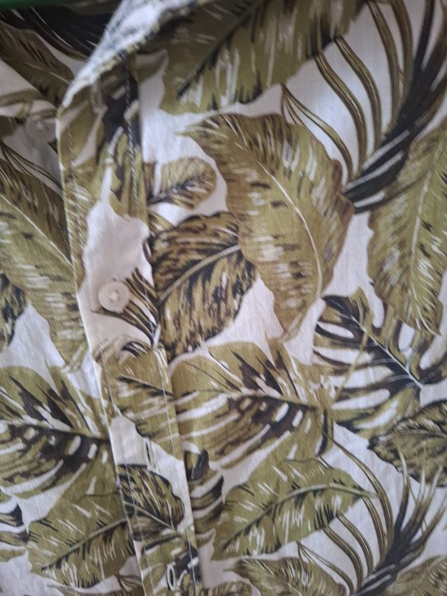 Camisa Hojas Verdes 11-12 Años mango