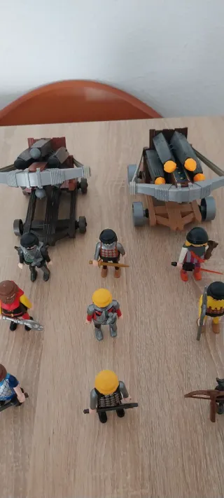 Playmobil,lote,medieval,castillo,caballeros