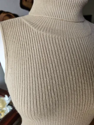 Maglione collo alto senza maniche Mixin Tg S