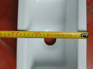 Pica Lavabo WC Pequeña Porcelana Blanco