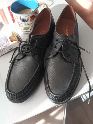 Zapatos de vestir El Corte Inglés cuero negros