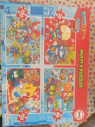 Puzzle Super Things Kazoom Kids Educa 4 en 1