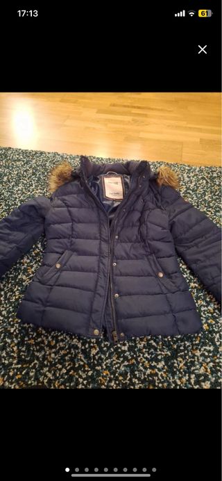 Cazadora Tommy Hilfiger Mujer Talla M Azul