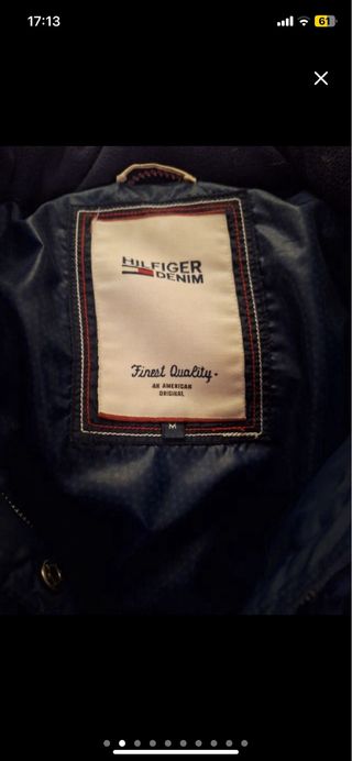 Cazadora Tommy Hilfiger Mujer Talla M Azul