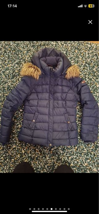 Cazadora Tommy Hilfiger Mujer Talla M Azul