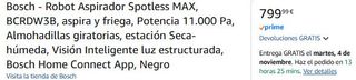 Robot Aspirador Bosch Spotless MAX
