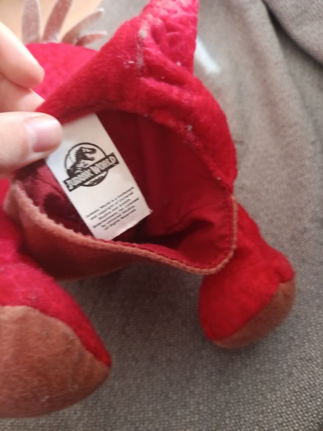 Marioneta Dinosaurio Jurassic World Roja