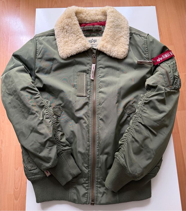 Chaqueta Bomber Alpha Industries Verde Talla S