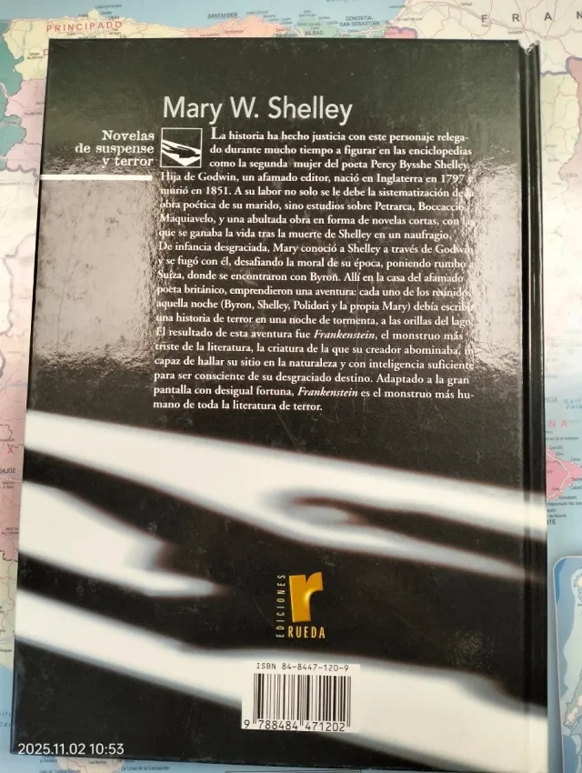Novelas de suspense y terror: Frankenstein