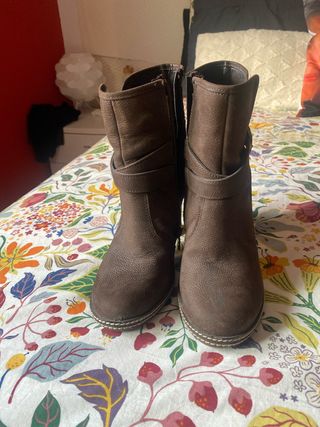 Botines mujer marrones