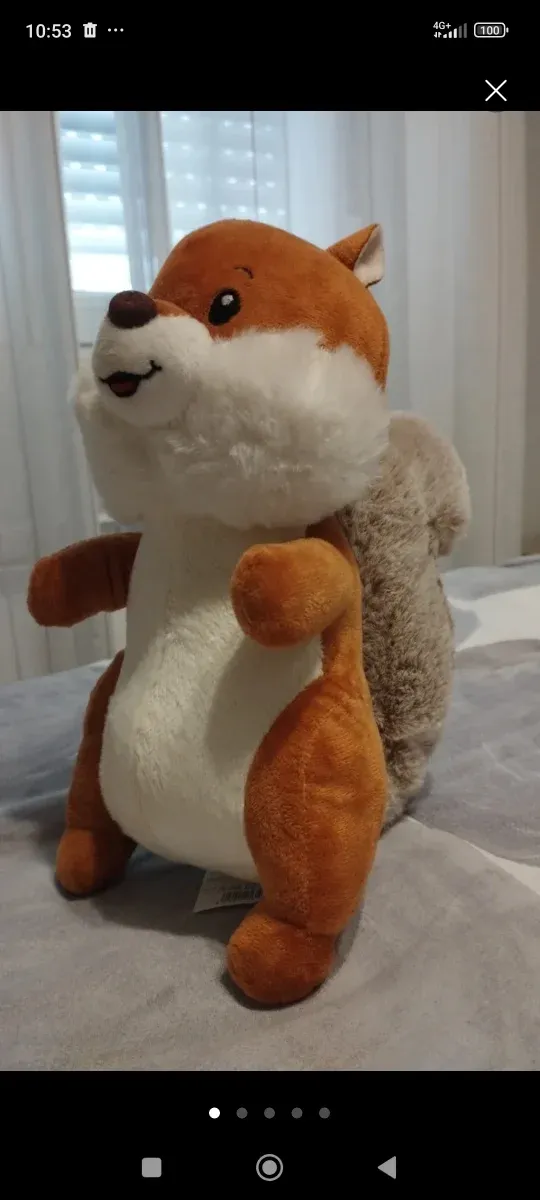 Peluche ardilla sin estrenar