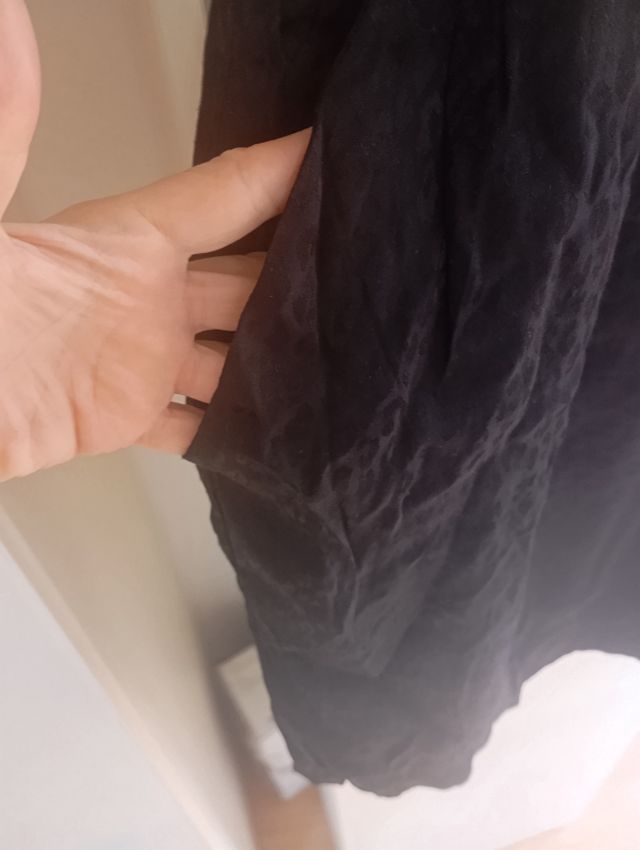 Vestido verano negro tirantes Trucco