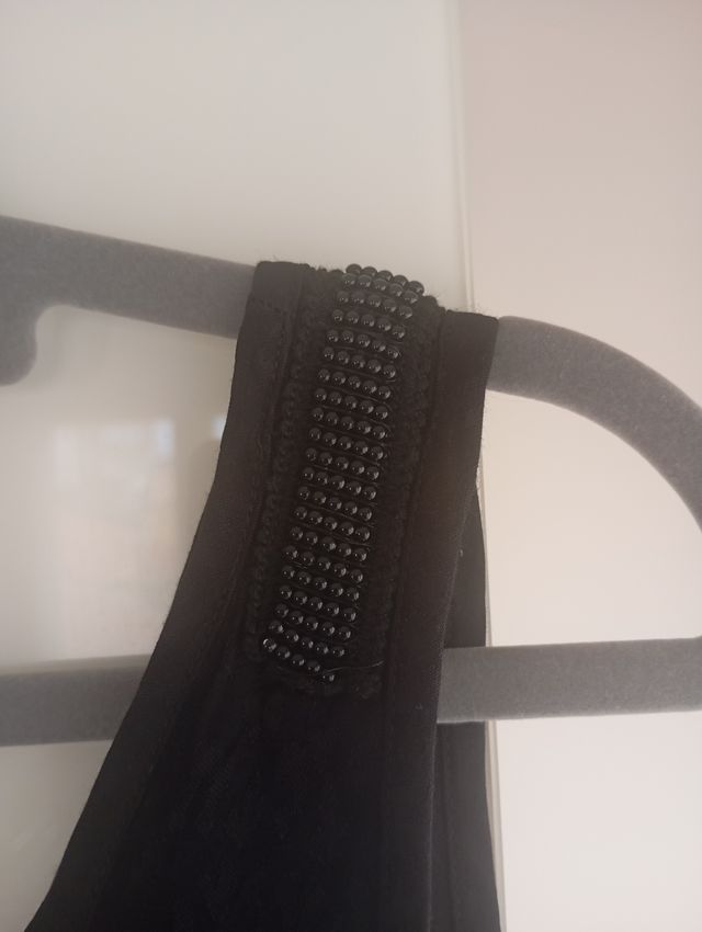 Vestido verano negro tirantes Trucco