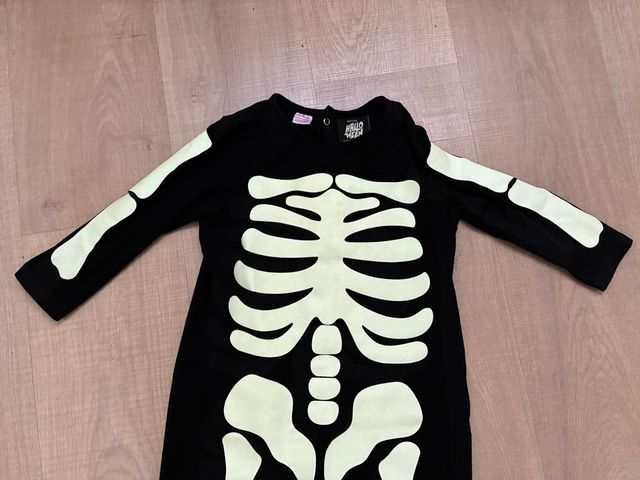 Disfraz esqueleto 3-4 años 104 cm