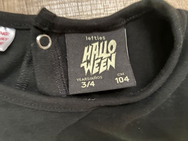 Disfraz esqueleto 3-4 años 104 cm