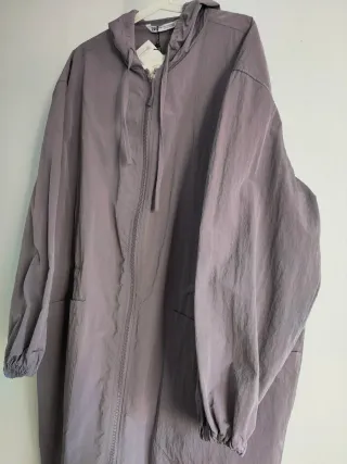 Parka oversize Zara lavanda