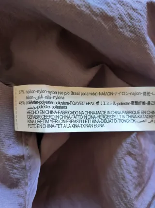 Parka oversize Zara lavanda