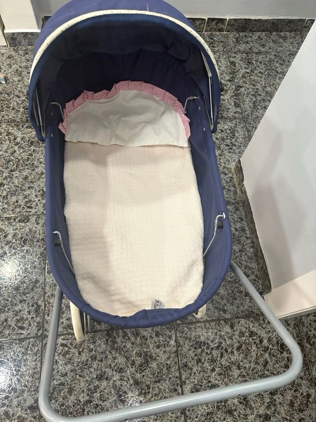 Carrello portagiochi blu