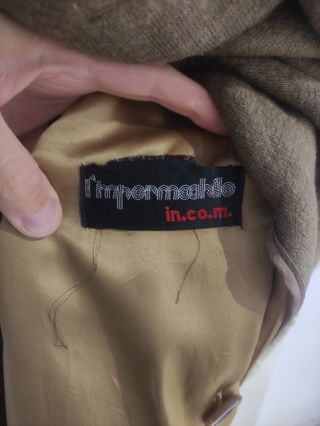 Gabardina italiana in.co.m marrón