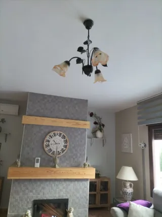 Portacandele in vetro e metallo