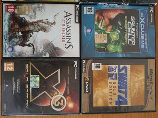 Lotto Videogiochi PC Splinter Cell, SWAT 4, X3 ..