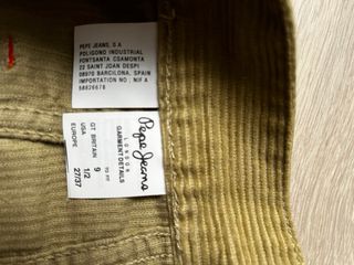 Falda pana Pepe Jeans verde oliva