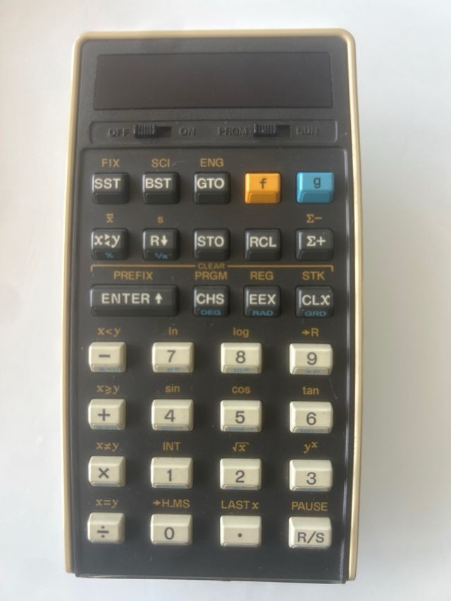 Calculadora Hewlett-Packard HP-25 Vintage COMPLETA