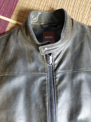 Cazadora Piel HUGO BOSS Hombre 