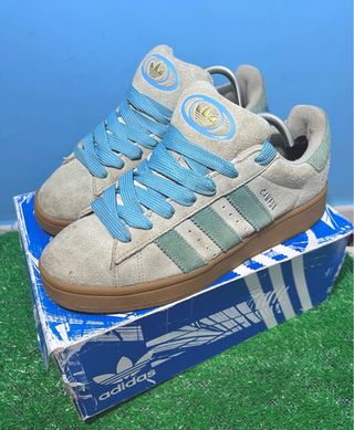 Adidas Campus 00s Grigio Putty Blu 42.5