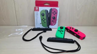 Joy-Con Nintendo Switch Verdi e Rosa