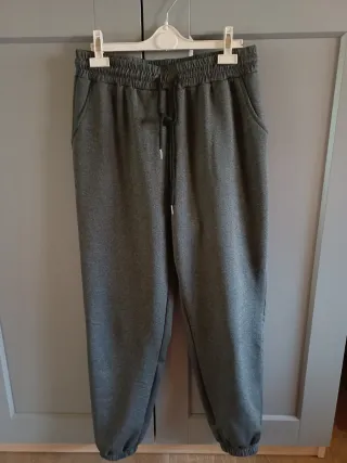 Pantaloni felpati grigi