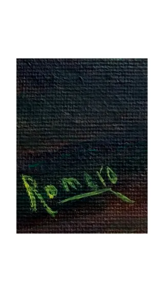 ROMERO OLEO CUADRO ANTIQUE № 271