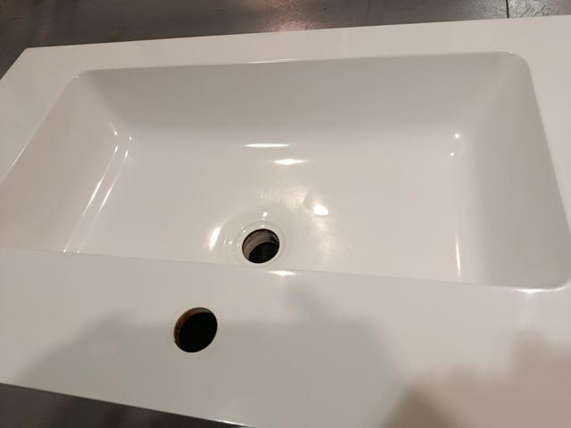 Lavabo encastrable  blanco