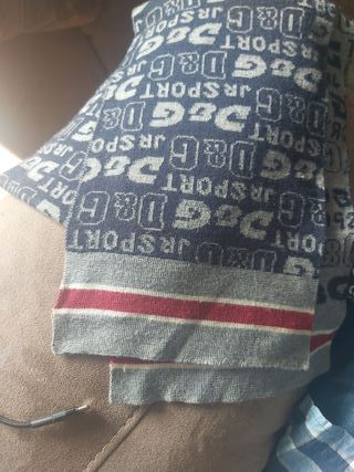 Gorro y Bufanda Dolce & Gabbana Azul/Rojo