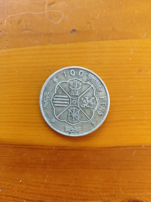 Moneda 100 Pesetas Plata 1966 Franco