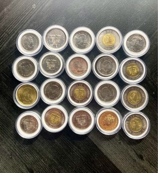 Collezione di 20 monete colorate Nuevas