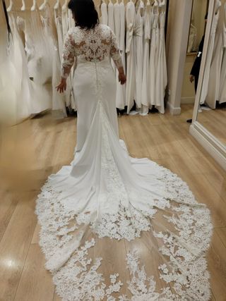 Vestido de Novia Pronovias Blanco sin uso 