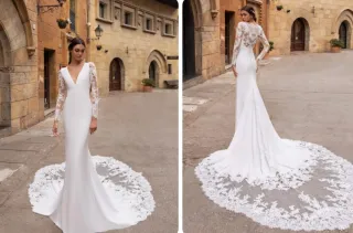 Vestido de Novia Pronovias Blanco sin uso 