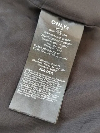 ONLY Cappotto Donna Marrone Taglia XS