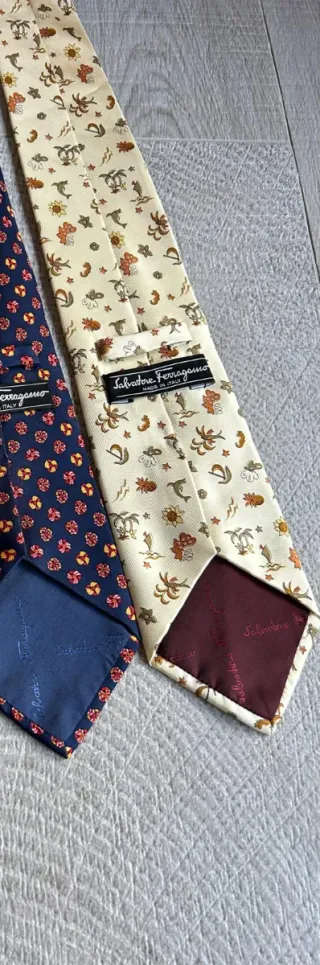 Corbatas Salvatore Ferragamo,precio unidad