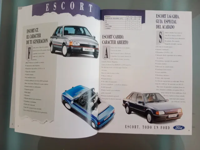 Catalogo commerciale dei modelli Ford 89