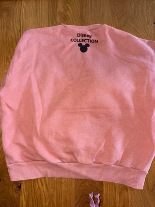 Sudadera Minnie Mouse lentejuelas rosa 5-7 años