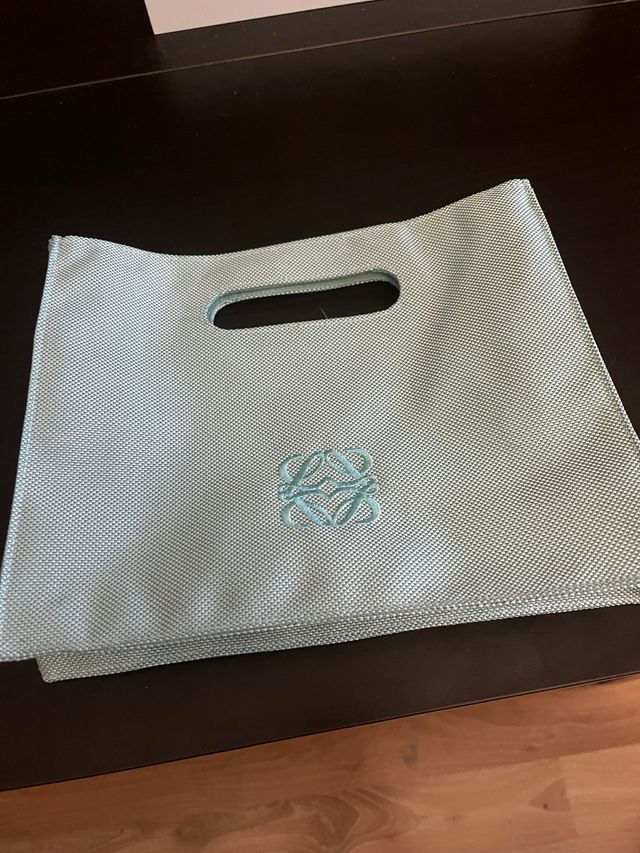 Neceser/bolso de mano Loewe Teal