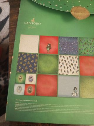 Papel Scrap Santoro Gorjuss Navidad 12x12