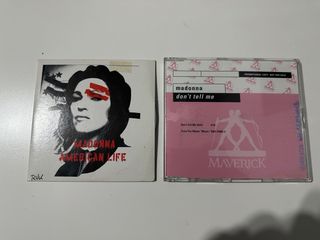 Lote 2 CDs Madonna: American Life y Music
