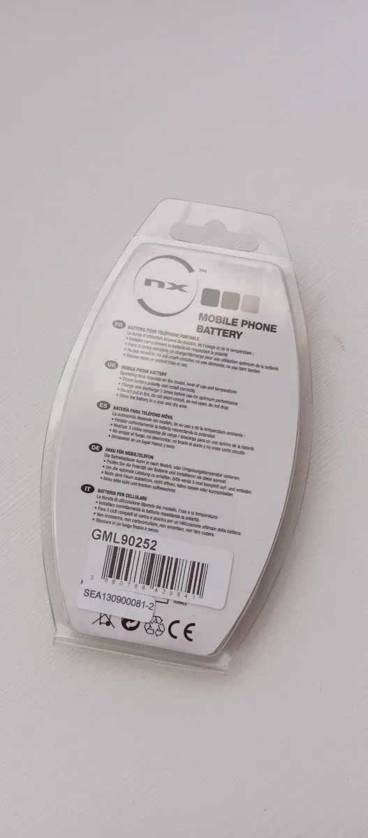 Batería Samsung para teléfono móvil