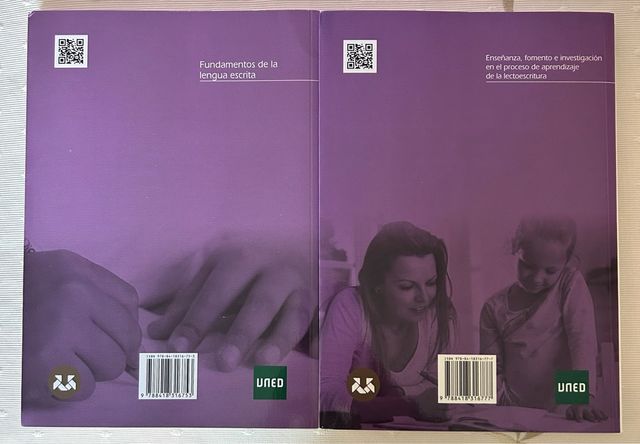 Pack dos libros UNED.