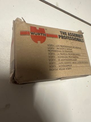 Clavos Wurth ORSY para hormigón y ladrillo